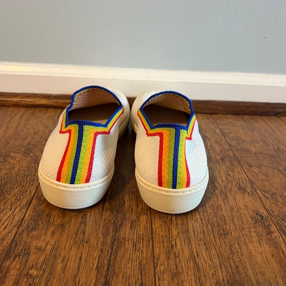 Rothy’s Women’s Rainbow Limited Edition The Slip On Sneakers - Picture 7 of 8